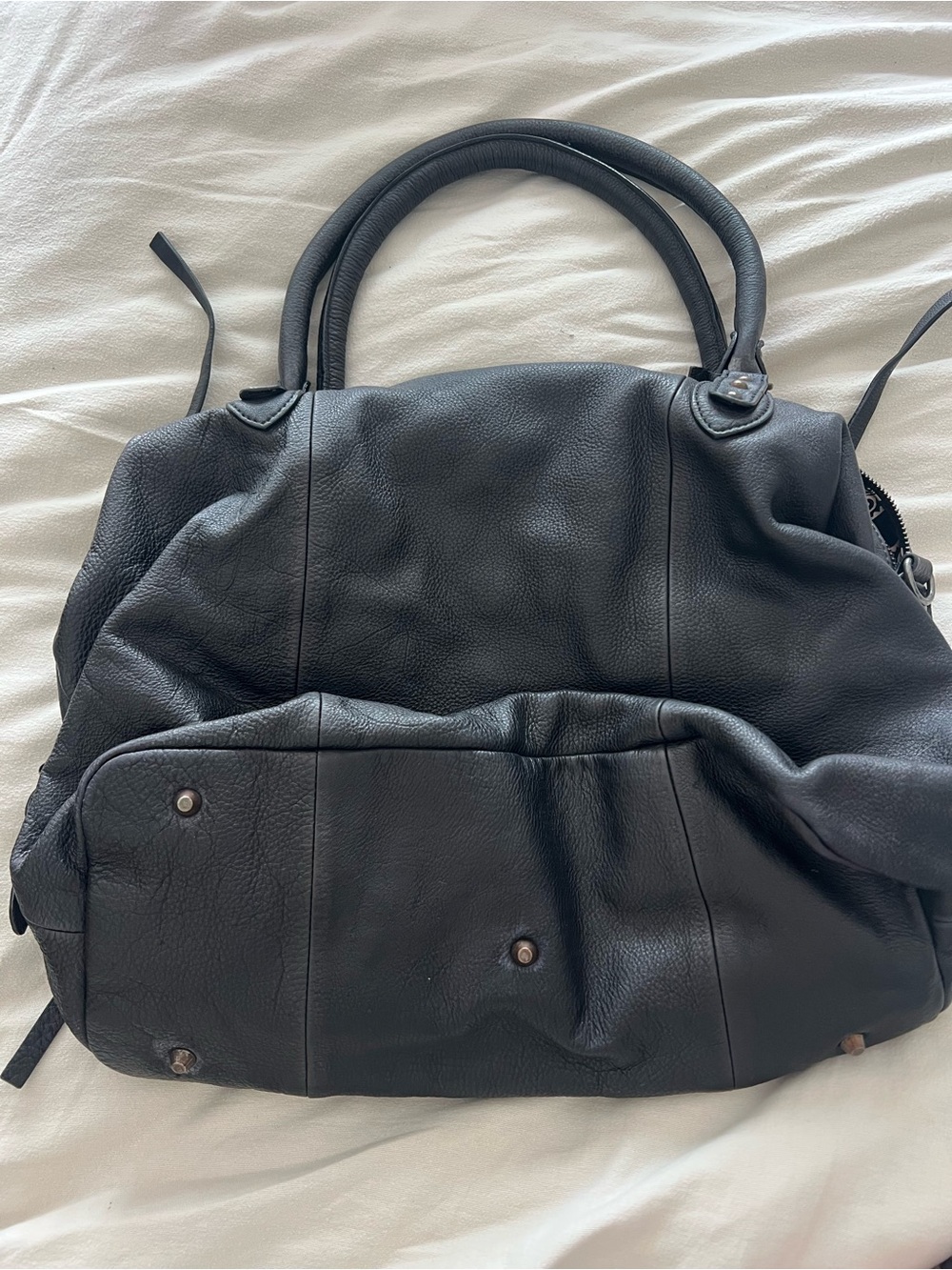 Free People Emerson Bag Black (no metal hangtag/no crossbody strap) RT $248 - Picture 2 of 11